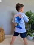 Minigimin Cicileri Snc Thruck Act1 Yazlık 2 li Erkek Takım - Beyaz-Lacivert