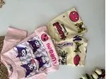 Minigimin Cicileri Krmi Desen Yazlık Kız Çocuk 2 li Takım - Pembe