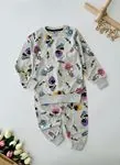 Miniğimin Cicileri Minnie&Daisy Karakterli Penye Pijama Takımı - Gri