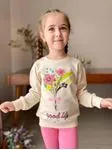 Miniğimin Cicileri Good Life Çiçek Baskılı Fitilli Kız Çocuk Takım - Fuşya