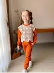 Miniğimin Cicileri Triko Süeterli 3 Lü Kız Çocuk Takım - Tarçın
