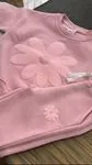 Miniğimin Cicileri Papatya Baskı Kız Çocuk Takım - Pembe