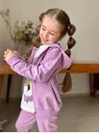 Miniğimin Cicileri Mnn Hırkalı 3 lü Kız Çocuk Takım - Lila