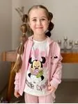 Miniğimin Cicileri Mnn Hırkalı 3 lü Kız Çocuk Takım - Pembe