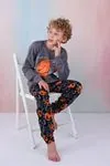 Miniğimin Cicileri Basketball Erkek Çocuk Pijama Takımı - Gri
