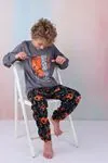 Miniğimin Cicileri Basketball Erkek Çocuk Pijama Takımı - Gri