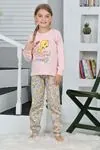 Miniğimin Cicileri Twety Kız Çocuk Pijama Takımı - Pudra