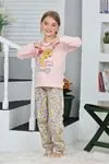 Miniğimin Cicileri Twety Kız Çocuk Pijama Takımı - Pudra