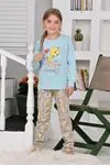 Miniğimin Cicileri Twety Kız Çocuk Pijama Takımı - Mavi