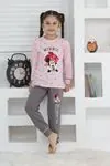 Miniğimin Cicileri Mnn Kız Çocuk Pijama Takımı - Pembe