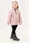 Miniğimin Cicileri (2-9 Yaş) Cepli Peluş Kız Çocuk Takım - Pembe