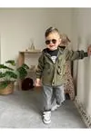 Miniğimin Cicileri New Cepli 3 lü Erkek Çoçuk Takım - Haki