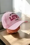 Miniğimin Cicileri (4-8 Yaş) Mini Star Love Yazılı Kız Çocuk Şapka - Pembe