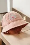 Miniğimin Cicileri (1-4 Yaş) Little Princes Nakışlı Kız Çocuk Bucket Şapka - Pembe