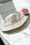 Miniğimin Cicileri (1-4 Yaş) Little Princes Nakışlı Kız Çocuk Bucket Şapka - Krem