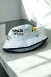 Miniğimin Cicileri (1-4 Yaş) Popular Monster Baskılı Erkek Çocuk Bucket Şapka - Mavi