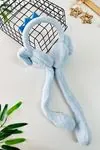Miniğimin Cicileri Dino Detaylı Pelüş Kız Çocuk Kulaklık - Bebe Mavi