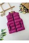 Minigimin Cicileri Cepli  Unisex Şişme Yelek - Mor