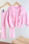 Miniğimin Cicileri Uncrn Fisto Detaylı Kız Çocuk 2 li Takım - Pembe