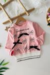 Miniğimin Cicileri Cute Fiyonk Detaylı  Kız Çocuk Sweat - Pembe