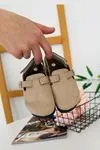 Miniğimin Cicileri Süet Unisex Çocuk Sabo Terlik - Bej