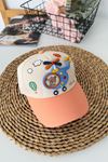 Miniğimin Cicileri 5-8 Helikopter Bear Desenli Unisex Çocuk Şapka - Krem