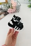 Miniğimin Cicileri Barefoot Taban Cırtlı Unisex Bebe Ayakkabı - Siyah