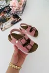 Miniğimin Ciciler Yazlık Unisex Çocuk Sandalet - Pudra
