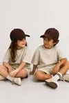 Miniğimin Cicileri Laciel İşlemeli Unisex Çocuk Şapka - Kahverengi