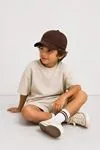 Miniğimin Cicileri Laciel İşlemeli Unisex Çocuk Şapka - Kahverengi