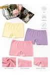 Miniğimin Cicileri Kaşkorse 3 lü Kız Çocuk Boxer - Sarı_Lila_Pembe