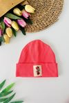 Miniğimin Cicileri Kaşkorse Unisex Kaşkorse Bere - Nar Çiçeği