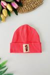 Miniğimin Cicileri Kaşkorse Unisex Kaşkorse Bere - Nar Çiçeği