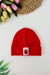 Miniğimin Cicileri Kaşkorse Unisex Kaşkorse Bere - Kırmızı Açık